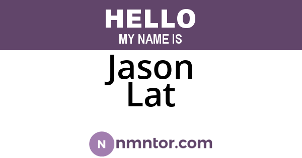 Jason Lat