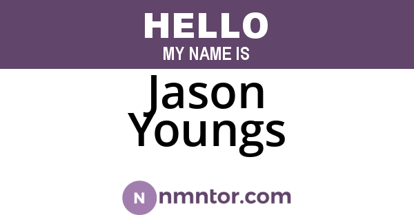 Jason Youngs