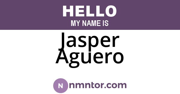 Jasper Aguero