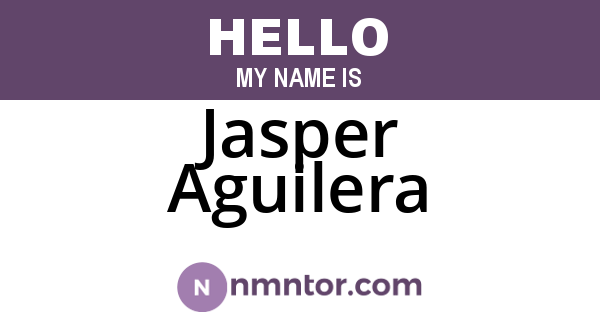 Jasper Aguilera