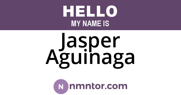 Jasper Aguinaga