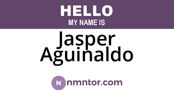 Jasper Aguinaldo