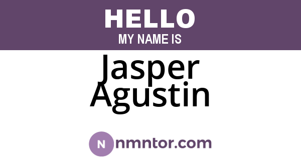 Jasper Agustin