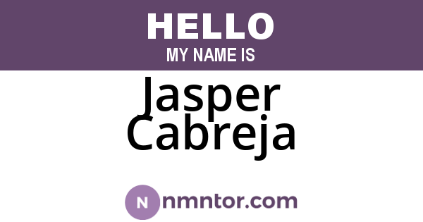 Jasper Cabreja