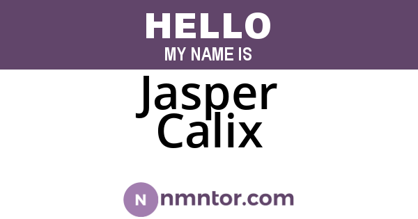 Jasper Calix