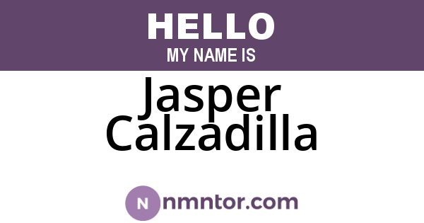 Jasper Calzadilla