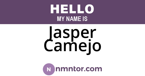Jasper Camejo