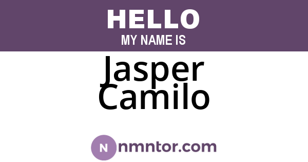 Jasper Camilo