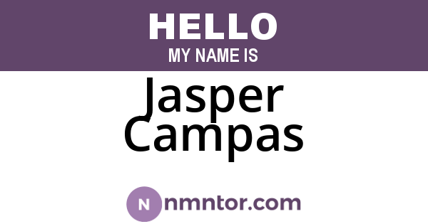 Jasper Campas