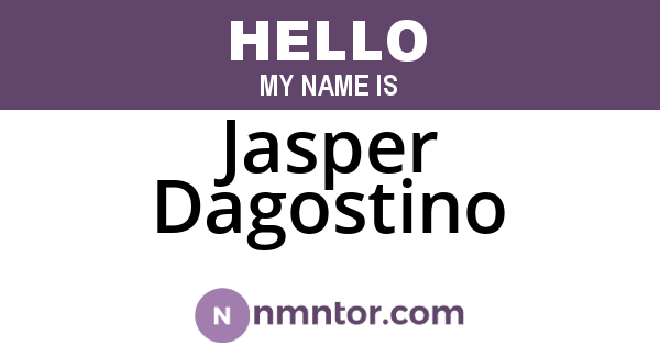 Jasper Dagostino