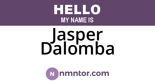 Jasper Dalomba