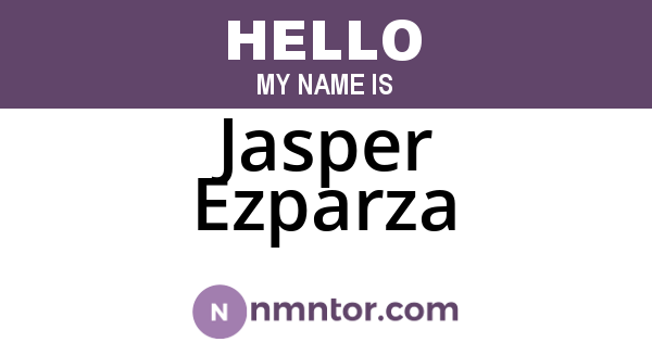 Jasper Ezparza