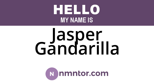Jasper Gandarilla