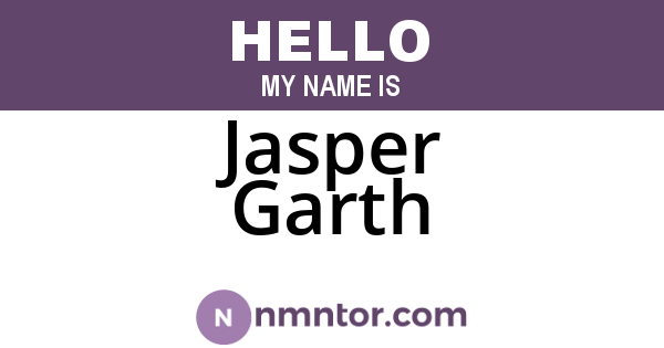 Jasper Garth