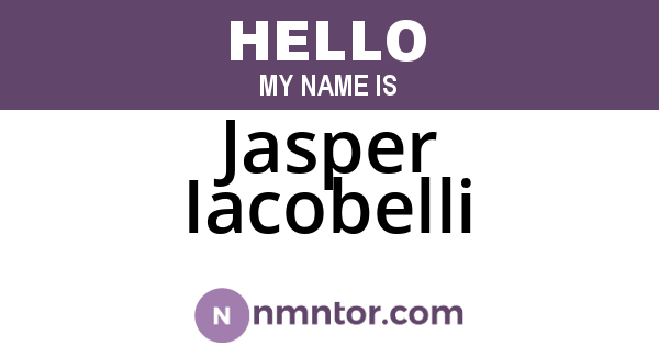 Jasper Iacobelli