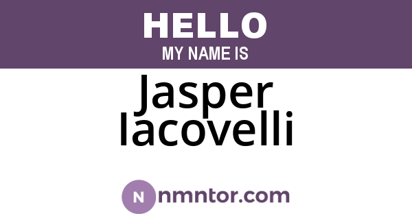 Jasper Iacovelli