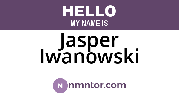 Jasper Iwanowski