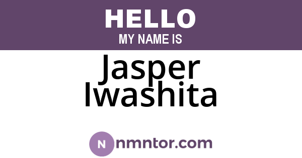 Jasper Iwashita