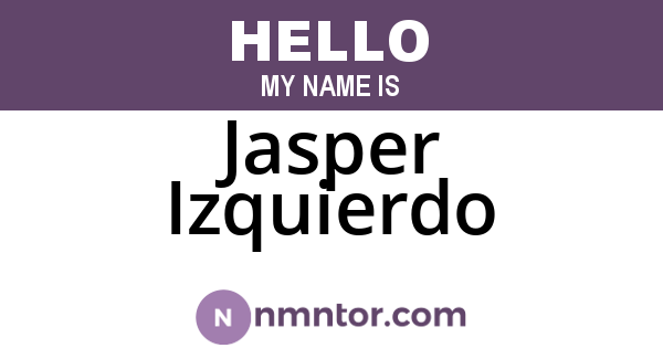 Jasper Izquierdo