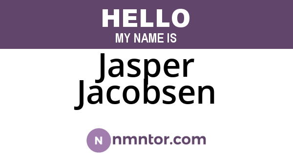 Jasper Jacobsen