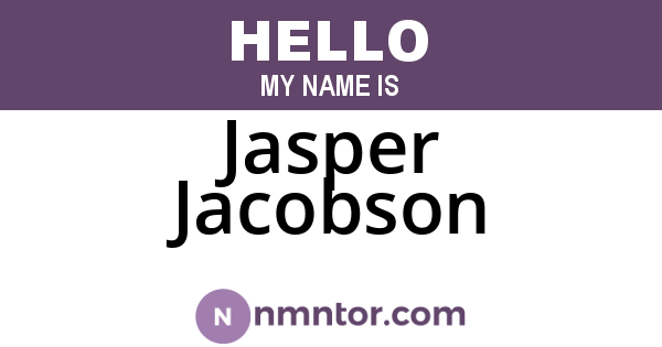 Jasper Jacobson