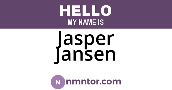 Jasper Jansen