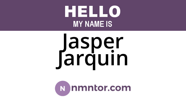 Jasper Jarquin