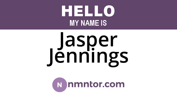 Jasper Jennings