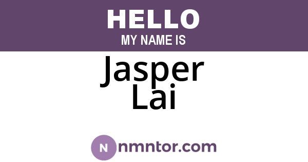 Jasper Lai