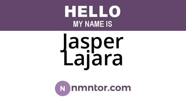 Jasper Lajara