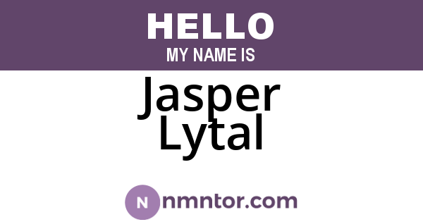 Jasper Lytal