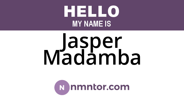 Jasper Madamba