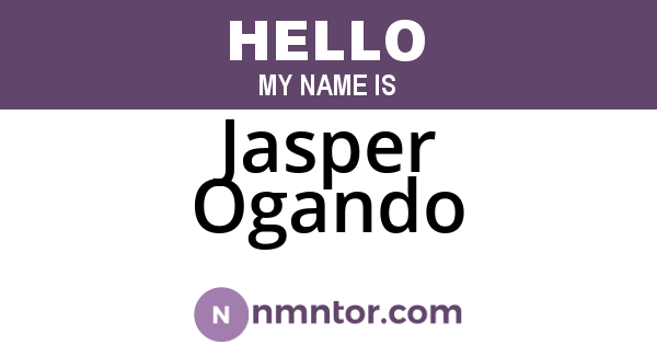 Jasper Ogando