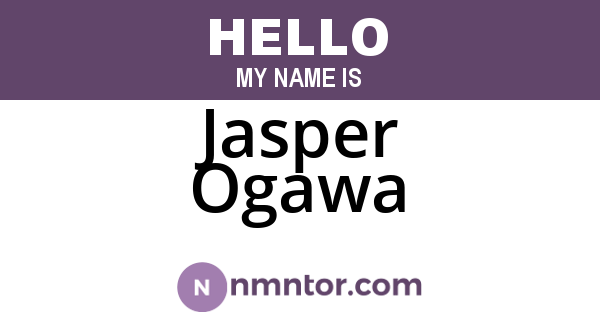 Jasper Ogawa