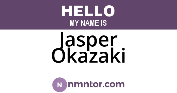 Jasper Okazaki