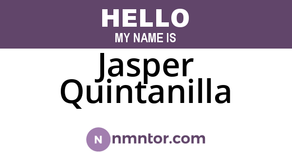 Jasper Quintanilla