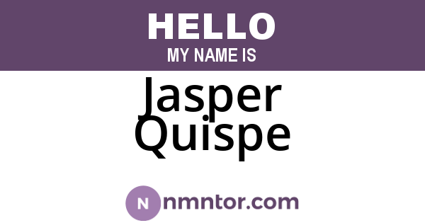 Jasper Quispe