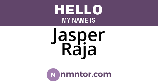 Jasper Raja