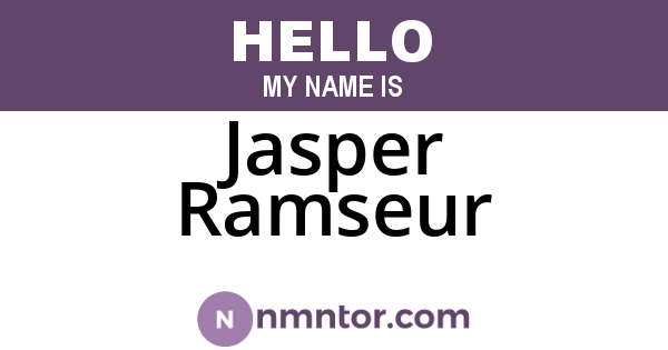 Jasper Ramseur