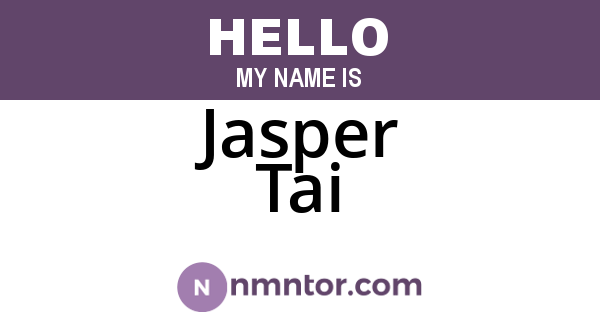 Jasper Tai