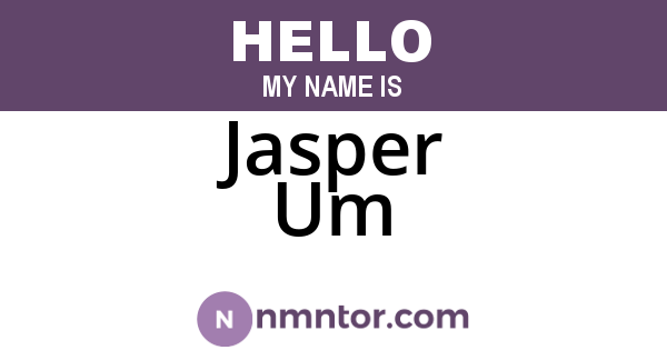 Jasper Um