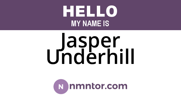 Jasper Underhill
