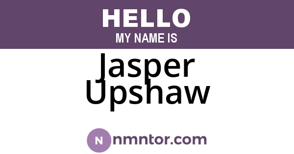 Jasper Upshaw