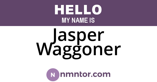 Jasper Waggoner