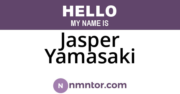 Jasper Yamasaki