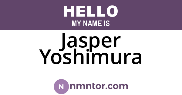 Jasper Yoshimura