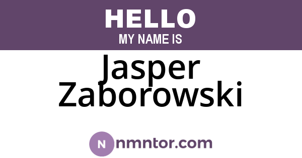 Jasper Zaborowski