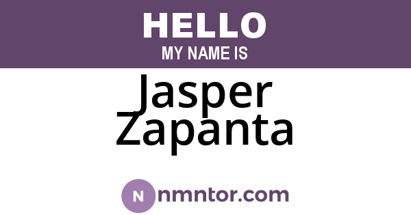 Jasper Zapanta