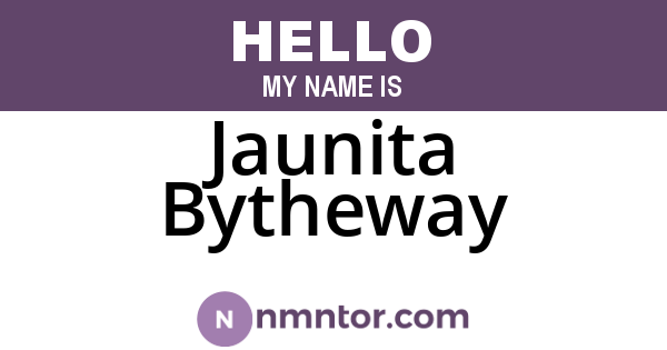 Jaunita Bytheway