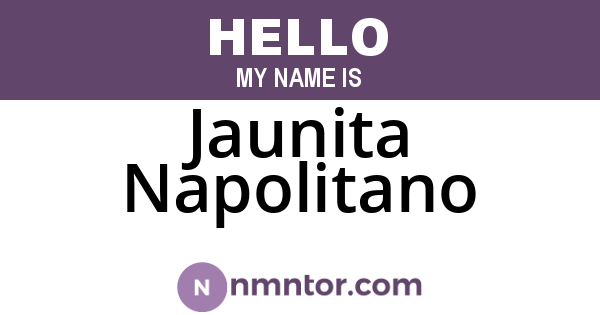 Jaunita Napolitano